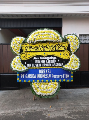 Papan Bunga Duka di Rambang Senuling