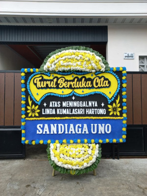Papan Bunga Duka di Rambang Senuling